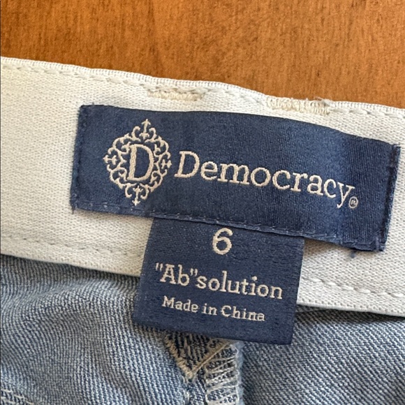 Democracy AbSolution Light Blue Skimmer Jeans Size 6 - Picture 7 of 10